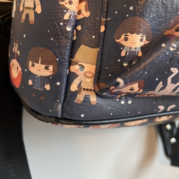 Stranger Things Loungefly Chibi Character Print Mini Backpack - Picture 3 of 8